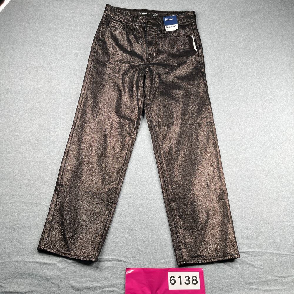 Old Navy Denim Jeans High Rise OG Loose Secrect Smooth pockets Womens Size 6 NEW